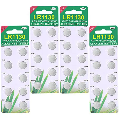 Camelion - Sourcingmap Lot De 10 LR1130 389 390 AG10 L1131 189 LR54 Pile Bouton Alcaline