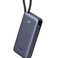 UGREEN Nexode 45W Batterie Externe 20000mAh Câble USB C Intégré Power Bank Portable Charge Rapide 2 Ports PD Écran LED Compatible avec iPhone 17 16 15 14 Air Plus Pro Max Galaxy S25 S24 MacBook iPad